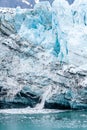 Ice calving on the Margerie Glacier, Glacier Bay National Park Royalty Free Stock Photo