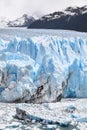 Ice calving from the terminus of the Perito Moreno Glacier in Patagonia, Argentina