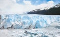 Ice calving from the terminus of the Perito Moreno Glacier in Patagonia, Argentina