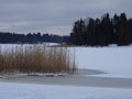 On the ice we can skate our archipelago and its beautiful nature of it