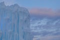 Ice Castles in Midway, Utah. Royalty Free Stock Photo