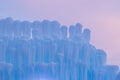 Ice Castles in Midway, Utah. Royalty Free Stock Photo