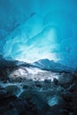 Ice cave in alaska Royalty Free Stock Photo