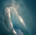 Ice Cave Light 1, Alaska Royalty Free Stock Photo