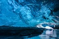 Ice caves in Iceland Royalty Free Stock Photo