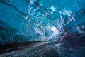 Ice caves in Iceland Royalty Free Stock Photo