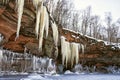 Ice caves of Lake Superior Royalty Free Stock Photo