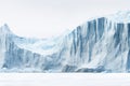 Ice cliff glacier scenery nature. Royalty Free Stock Photo