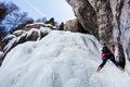 Ice climber Royalty Free Stock Photo