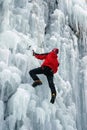 Ice climber Royalty Free Stock Photo