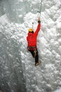 Ice Climber Royalty Free Stock Photo