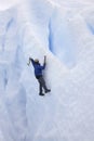 Ice climber - Perito Moreno Glacier Royalty Free Stock Photo
