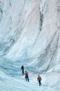 Ice Climbers On Mendenhall Glacier Near Juneau In Alaska Royalty Free Stock Photo