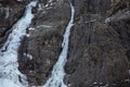 Ice Climbing, French Alps Royalty Free Stock Photo