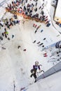 Ice Climbing World Championship 2011 Royalty Free Stock Photo