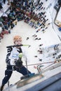 Ice Climbing World Championship 2011 Royalty Free Stock Photo