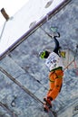 Ice Climbing World Championship Busteni 2008 Royalty Free Stock Photo