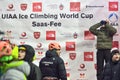 Ice Climbing World Championship Saas Fee 2015