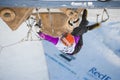 Ice Climbing World Cup Championship Busteni 2010 Royalty Free Stock Photo