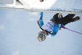 Ice Climbing World Cup Championship Busteni 2010 Royalty Free Stock Photo