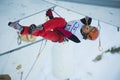 Ice Climbing World Cup Championship Busteni 2010 Royalty Free Stock Photo