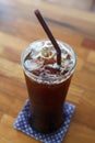 Ice coffee americano Royalty Free Stock Photo
