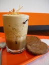 Ice coffee milkshake