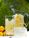 Ice Cold Lemonade With Mint