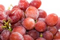 Ice cold red grapes. Ingredient ready for making a healthy fruit Royalty Free Stock Photo