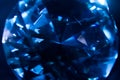 Ice cold shining diamond closeup texture. Royalty Free Stock Photo