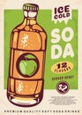 Ice cold soda advertisement