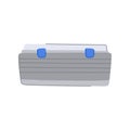 ice cooler box cartoon vector illustration Royalty Free Stock Photo