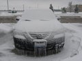 Ice Covered Car