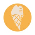 Ice cream block style icon