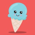 ICE CREAM BLUE CONE 01