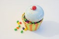 Ice Cream Candy Bowl Royalty Free Stock Photo