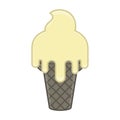 Ice cream cone Royalty Free Stock Photo