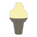 Ice cream cone Royalty Free Stock Photo