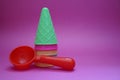 Colorful ice cream cone summer edition