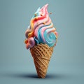 Ice cream cones.concept Royalty Free Stock Photo