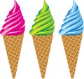 Ice Cream cones vector