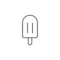 Ice Cream, Dessert, Sweet Thin Line Icon Vector Illustration Logo Template. Suitable For Many Purposes. Royalty Free Stock Photo