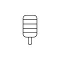 Ice Cream, Dessert, Sweet Thin Line Icon Vector Illustration Logo Template. Suitable For Many Purposes. Royalty Free Stock Photo