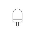 Ice Cream, Dessert, Sweet Thin Line Icon Vector Illustration Logo Template. Suitable For Many Purposes. Royalty Free Stock Photo