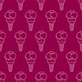 Ice Cream Easy Pattern Linear-20