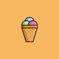 ice cream illustration vector design art