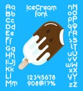 Ice Cream Font set