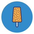 Ice cream, ice lolly Vector Icon which can easily edit Royalty Free Stock Photo