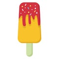 ice cream, ice pop, dessert Color Vector icon which can be easily modified or edit Royalty Free Stock Photo