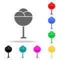 Ice cream Icon. Elements in multi colored icons for mobile concept and web apps. Icons for website design and development, app dev Royalty Free Stock Photo